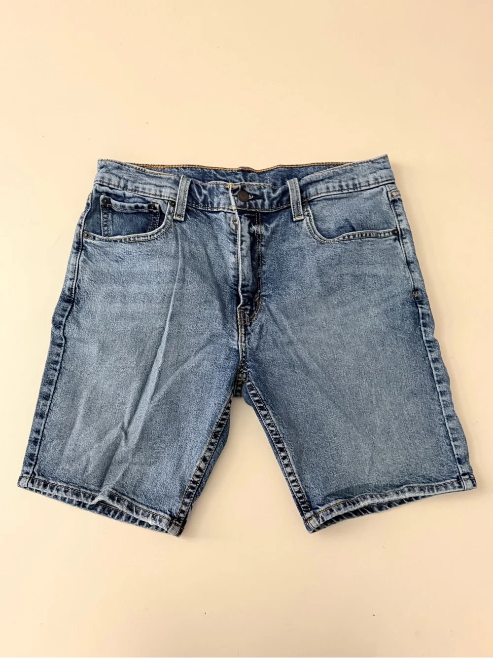 Levi's 512 Medium Blue Men's Denim Jean Shorts
